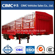 Cimc 3 Ejes Stake Fence Cargo Remolque